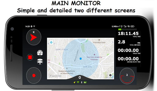 Android application G Peak Lite Bike Computer screenshort