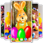 Cover Image of Download Easter Bunny Live Wallpaper 🐰 Rabbit 4K Wallpaper 6.7.4 APK