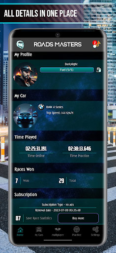 Android application Roads Masters screenshort