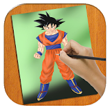 How to Draw Goku easy icon