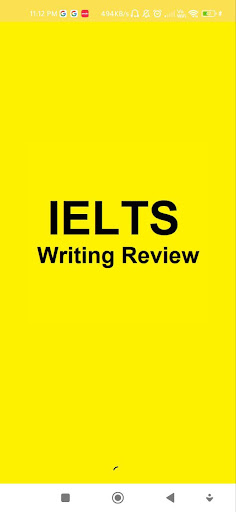Android application IELTS Writing Review screenshort