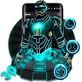 3D Neon Hero Theme icon