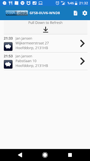 Android application Delivery App screenshort