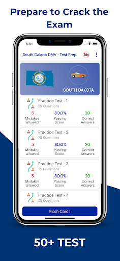 South Dakota DMV Permit Test Screen 3