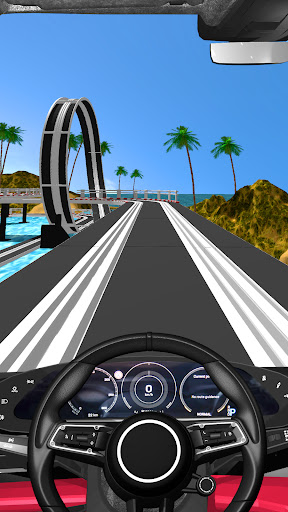 Android application Car leap simulation screenshort