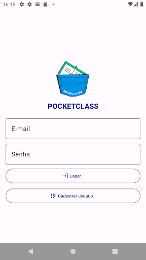 Android application PocketClass screenshort