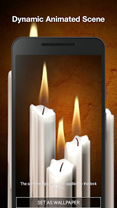 3d Candles Live Wallpaper Pro