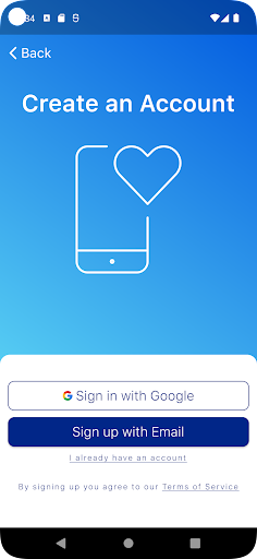 Android application Raising Families screenshort