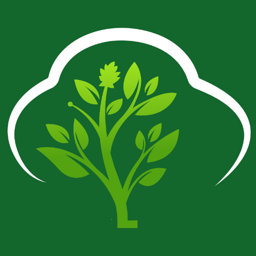 eccloud - eco-friendly cloud logo