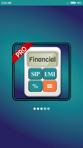 Android application Indian Finanicail Calculator screenshort