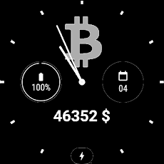 Bitcoin Price Watch Faceのおすすめ画像2