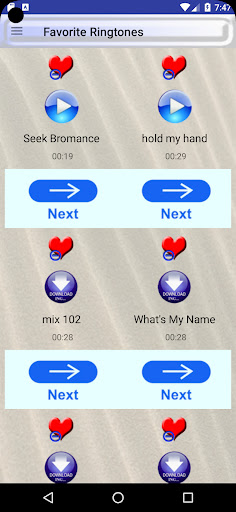 Gcool Love Ringtone Screen 3
