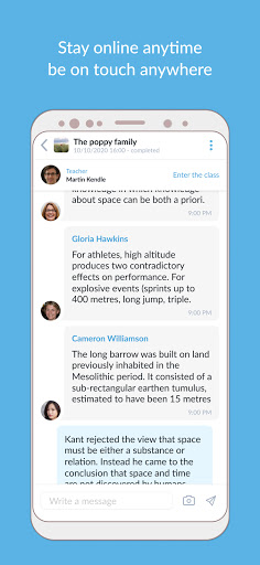 Onclass Messenger Screen 2