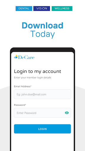 Android application DeCare screenshort