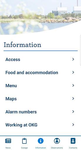 OKG-appen Screen 2