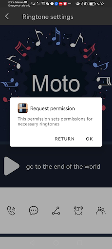Motorola edge s30 ringtones