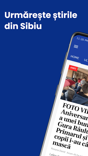 Android application Ora de Sibiu screenshort