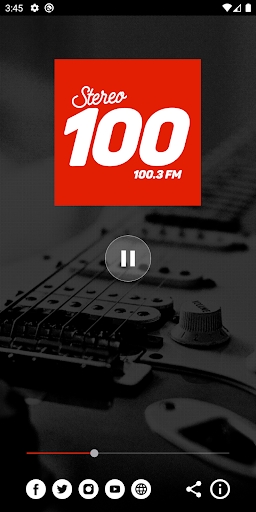 Android application Stereo 100 screenshort
