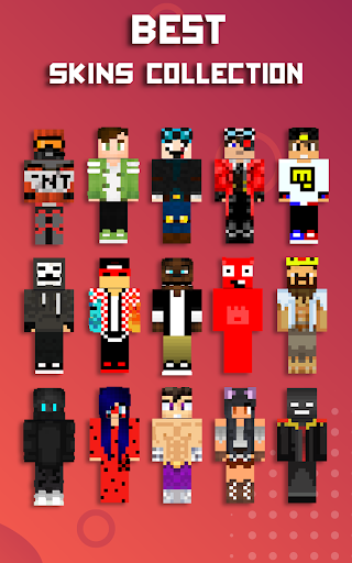 Youtubers Skins Screen 2