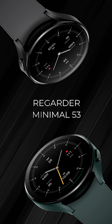 Minimal 53 Hybrid Watch Faceのおすすめ画像2