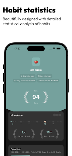 Habit Tracker Kit - HabitDone Screenshot 2 - AppWisp.com
