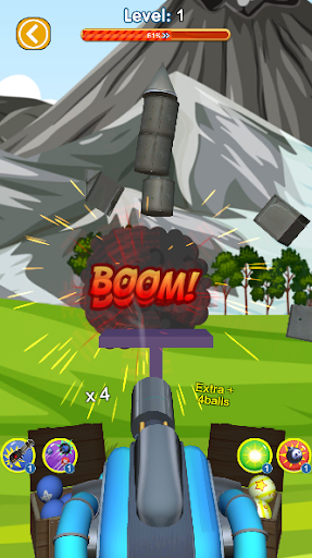 Cannon Ball Blast: Knock Balls Screen 2