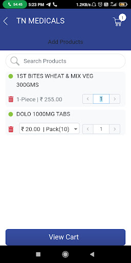 Android application TAMILNADU MEDICALS screenshort