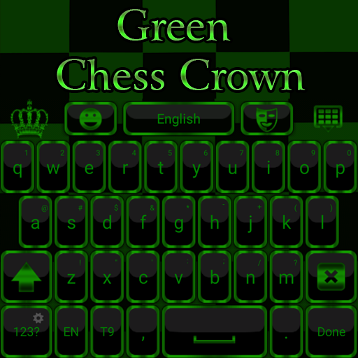 Green Crown Keyboard theme logo