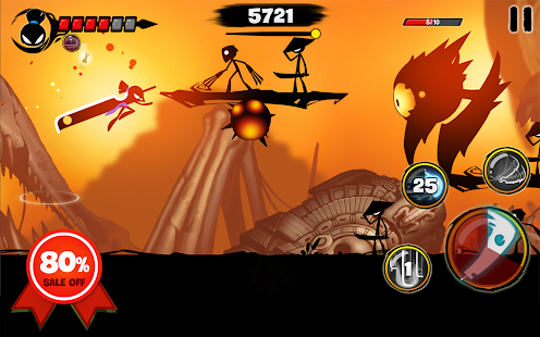 Captura de pantalla de Stickman Revenge 3: Ninja RPG