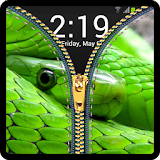 Zipper Lock Screen Snake icon