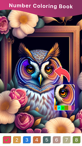 Paint by number: Coloring book Screen 2
