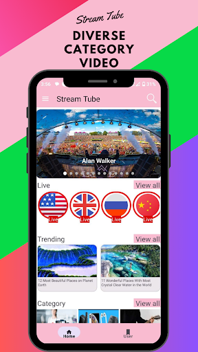 Android application StreamTube - Music & Videos screenshort