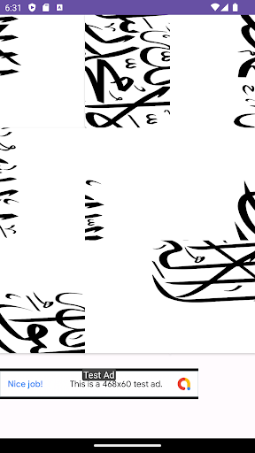 Android application Afghan Flag Puzzle screenshort