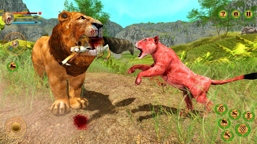 Lion Simulator Attack 3d Wild Lion Games  screenshots 13
