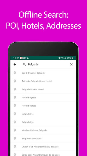 Belgrade Offline Map and Trave Screen 3