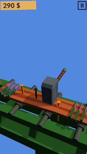 Android application Perfect Knock - Hammer rush 3D screenshort