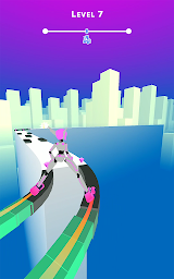 Sky Roller: Rainbow Skating