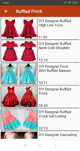 Baby Frock Cutting & Stitching Screen 3