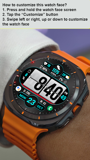 Flip Style WearOS NTV279 screenshot 6