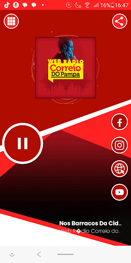 Android application Web Rádio Correio do Pampa screenshort