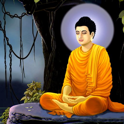 Buddhist Meditation Sounds - R logo