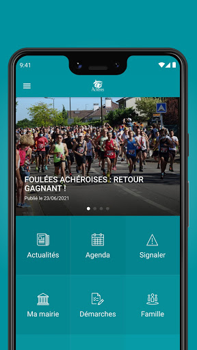 Android application Ville d'Achères screenshort