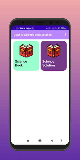Class10 Science Book &Solution Screen 2