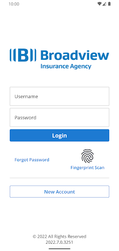 Android application Broadview Insurance Agency App screenshort
