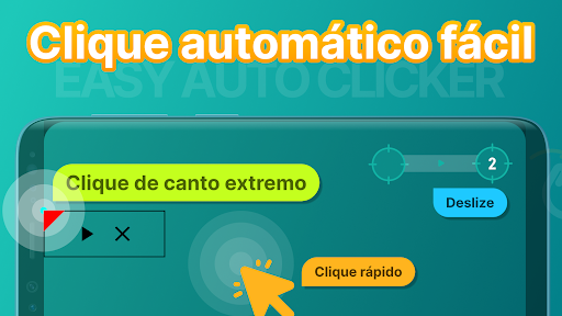 Clicador Automático - Clicker automático ajustável para celular - Adequado  para jogos, transmissões ao, recompensa, clique dedo simulado com clicker