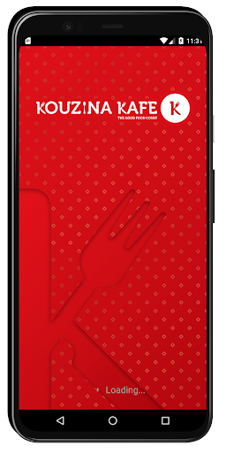Android application Kouzina Kafe screenshort
