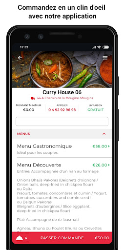 Android application Curry House 06 screenshort