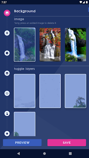Android application Waterfall Live Wallpaper screenshort