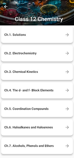 Class 12 Chemistry for 2024-25 Screen 2