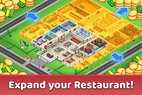Idle Restaurant Tycoon (MOD, Unlimited Money) 1.21.2 free on android 3